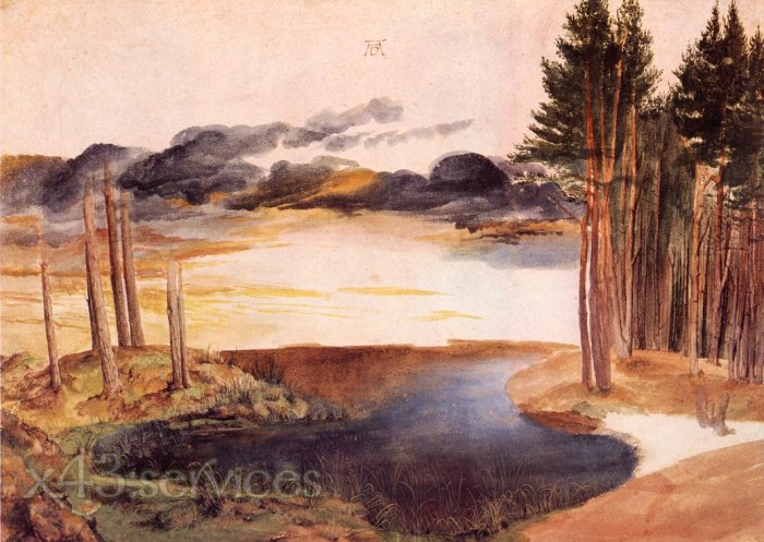 Albrecht Duerer - Teich im Wald - Pond in the Woods